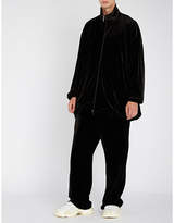 Thumbnail for your product : Balenciaga Mens Black Oversized Velour Jacket
