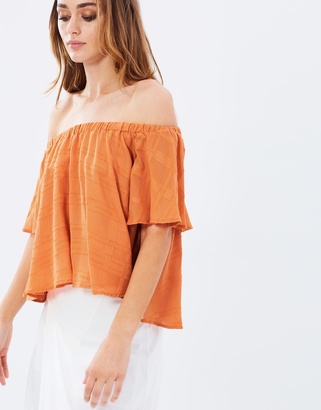 Finders Keepers Better Days Ruffle Top
