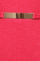 Thumbnail for your product : David Meister Cap Sleeve Knit with Belt Dress in Fuschia