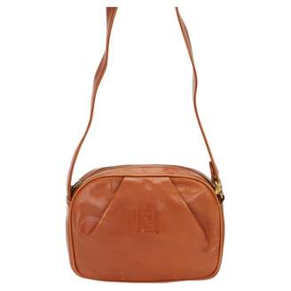 Fendi Vintage Orange Leather Handbag