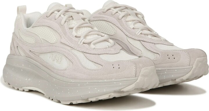 Women's Ryka Trailblazer Sneaker White Alyssum Leather Walking Shoes ZAP500