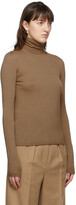 Thumbnail for your product : Max Mara Brown Wool Saluto Turtleneck