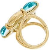 Thumbnail for your product : Baccarat B Flower 18K Over Silver Vermeil Crystal Large Ring