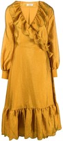 Thumbnail for your product : Stine Goya Steffi ruffled wrap front dress