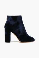 Thumbnail for your product : Charlotte Olympia Alba velvet ankle boots