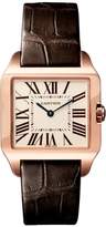 Cartier Small Pink Gold Santos-Dumont Quartz Watch 30mm