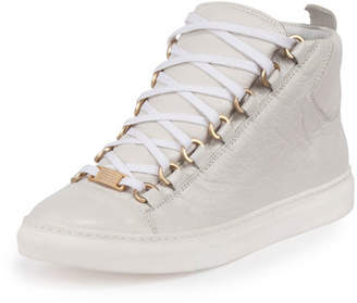 Balenciaga Arena Leather High-Top Sneaker