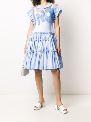 Viktor & Rolf No embroidered tiered style dress
