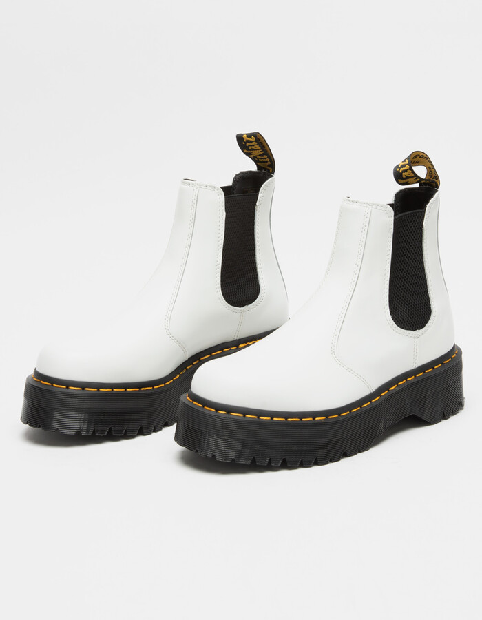 white pull on doc martens
