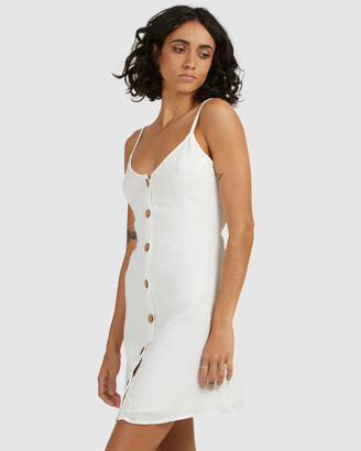 Billabong Women's White Dresses - Sweet For Ya Dress - Size One Size, 6 at The Iconic