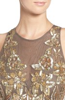 Thumbnail for your product : Adrianna Papell Women's Embellished Mesh Mermaid Gown