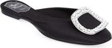 Thumbnail for your product : Roger Vivier Chips Strass silk slippers