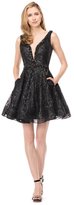 Thumbnail for your product : Colors Dress - 1517 Sequined V-neck A-line Dress
