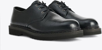 Our Legacy Trampler Shoe Black cracked patent leather derby