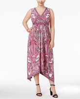 Thumbnail for your product : INC International Concepts Plus Size Handkerchief-Hem Maxi Dress, Created for Macy's