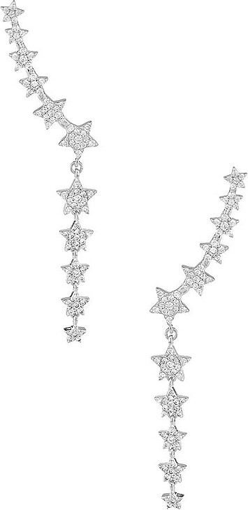 Shashi star Disco Climber Earrings