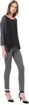 Thumbnail for your product : Rebecca Taylor Silk Combo Slouch Tee
