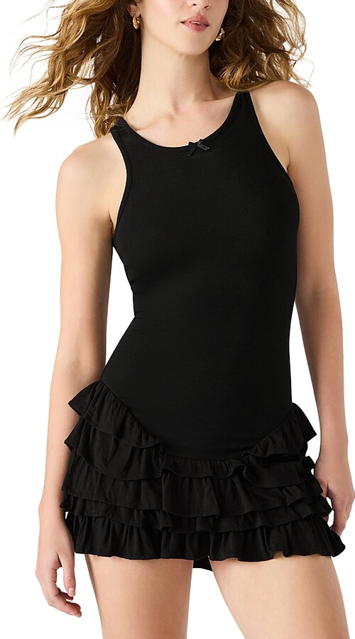 Steve Madden Clea Ruffle Sleeveless Dress