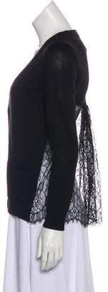 Rachel Comey Lace-Trimmed Knit Cardigan