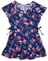 Thumbnail for your product : Splendid Girls' Floral Flutter-Sleeve Dress - Big Kid