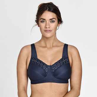 Miss Mary Of Sweden Cotton Mix Minimiser Bra Without Underwiring -  ShopStyle Plus Size Lingerie
