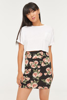 Thumbnail for your product : Ardene Bodycon Floral Mini Skirt