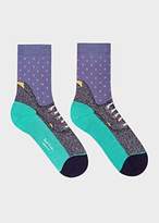 Thumbnail for your product : Paul Smith Women's Mauve 'Trainer' Pattern Socks
