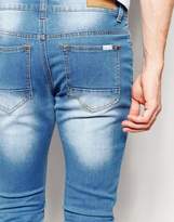 Thumbnail for your product : Liquor & Poker Skinny Extreme Rips Jeans in Light Stonewash