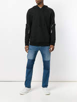 Thumbnail for your product : Diesel patchwork slim jeans