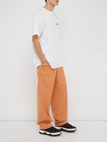 Thumbnail for your product : Burberry Tumbled-wool Wide-leg Trousers - Orange