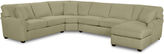 Thumbnail for your product : Asstd National Brand Fabric Possibilities Roll-Arm 4-pc. Left-Arm Loveseat/Chaise Sectional