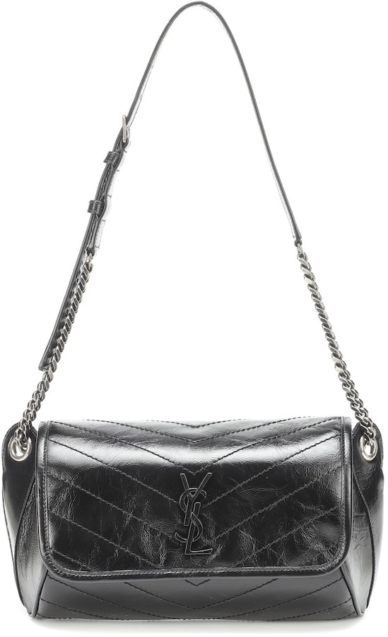 Saint Laurent Niki crinkledleather belt bag ShopStyle