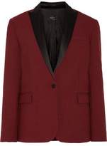 Thumbnail for your product : Joseph Savoy Satin-Trimmed Twill Blazer