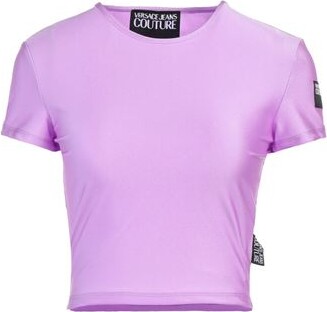 Versace Jeans Couture Purple Women's Tops | ShopStyle