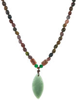 Thumbnail for your product : Lord & Taylor Genuine Stone Pendant Necklace
