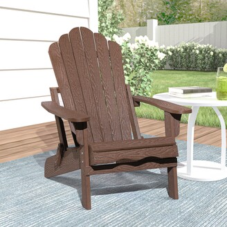 HomeSeason Haven Folding Poly Resin Plastic Adirondack Chair - ShopStyle