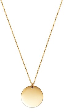 Gold Disc Necklace | Shop the world's largest collection of 