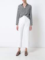Thumbnail for your product : KHAITE cropped trousers