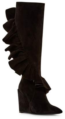 J.W.Anderson Ruffle Wedge Tall Boot