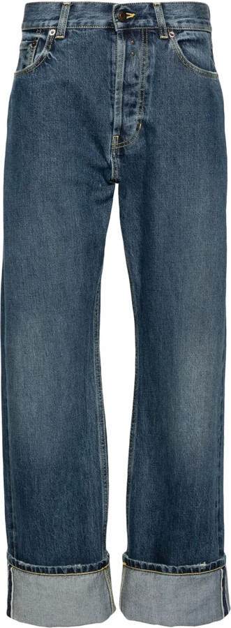 Alexander McQueen Turn-Up straight-leg jeans