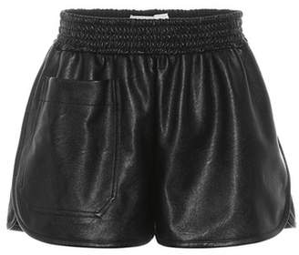 Stella McCartney Faux leather shorts