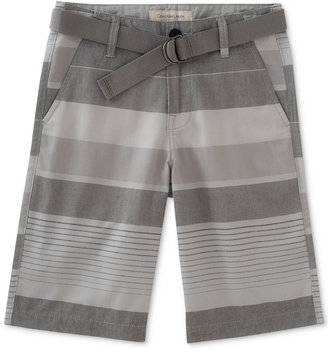 Calvin Klein Ether Stripe Shorts, Big Boys (8-20)