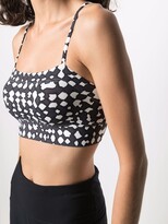 Thumbnail for your product : Eres Defi print cropped top