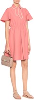Thumbnail for your product : Valentino wool and silk crepe dress