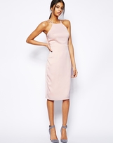 Thumbnail for your product : ASOS TALL Midi Dress With Drape Back Pencil
