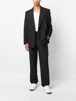 Thumbnail for your product : MSGM Frayed-Detail Straight-Leg Trousers