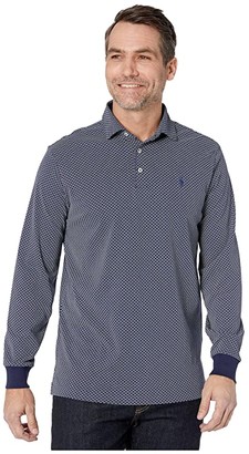 Polo Ralph Lauren Classic Fit Soft Cotton Polo (French Navy Hex Foulard)  Men's Clothing - ShopStyle Long Sleeve Shirts