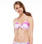 Thumbnail for your product : Candies Candie's ® palm tree underwire bandeau bikini top - juniors
