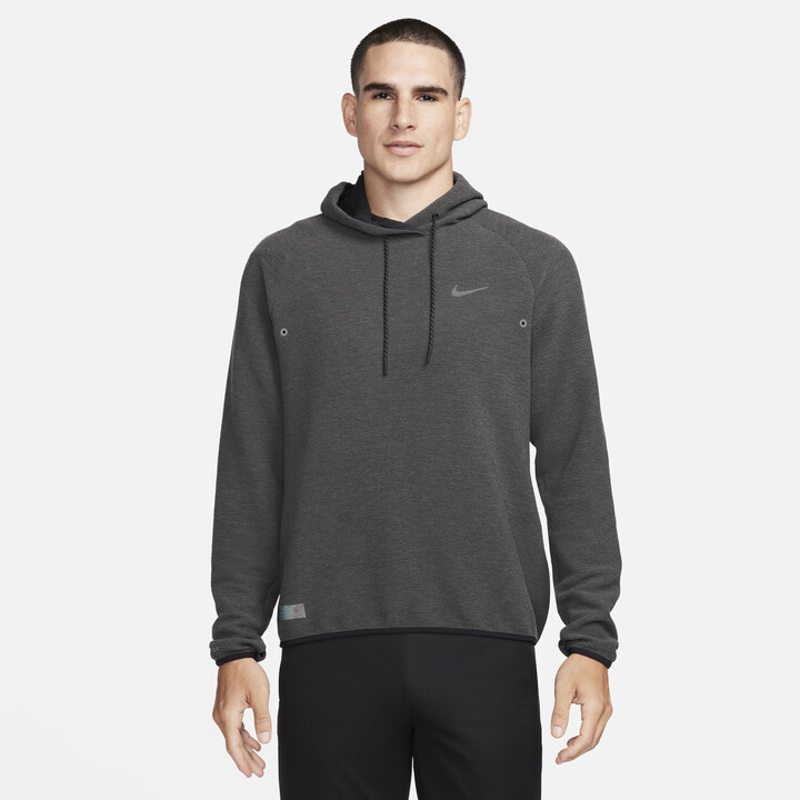 Nike Men's Dri-FIT Running Division Pullover Running Hoodie in Black -  ShopStyle