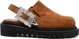 Thumbnail for your product : Toga Virilis Suede Round-Toe Shoes
